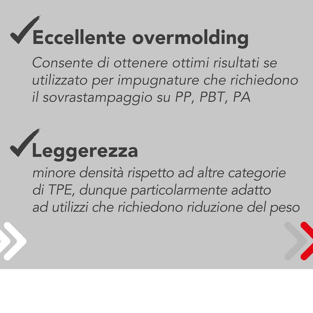 Mentasti-TPV-leggerezza e overmolding Mentasti-TPV-leggerezza e overmolding