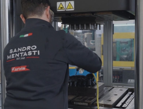 Le presse Pezzato al lavoro nello stabilimento Sandro Mentasti 
